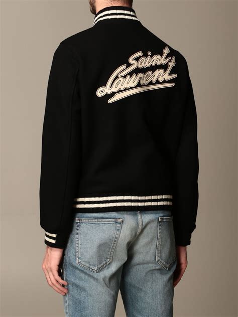 ysl jersey jacket|ysl men's jacket.